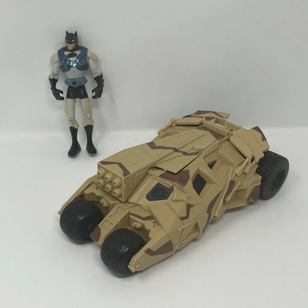 Mattel Batman The‎ Dark Knight Rises Camo Tumbler Batmobile & Action Figure Lot